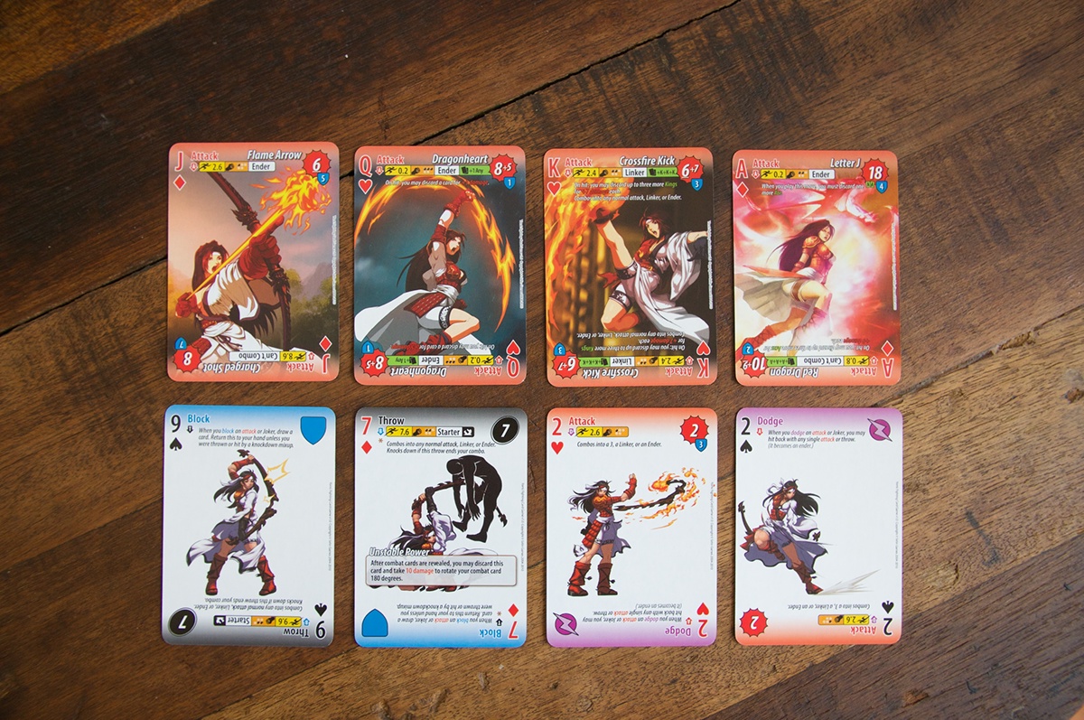 card game yomi fighting game asymmetric balance