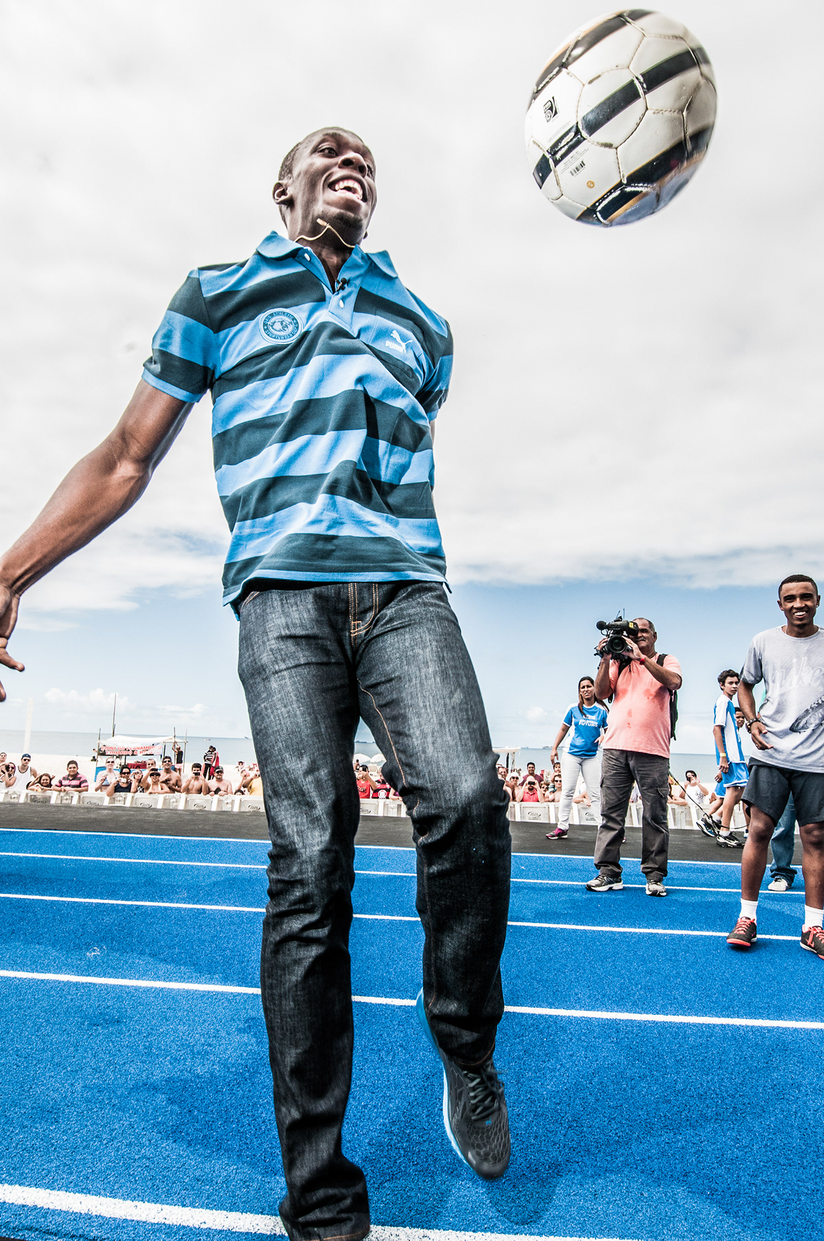 Usain Bolt mano a mano athletics Rio de Janeiro sprint