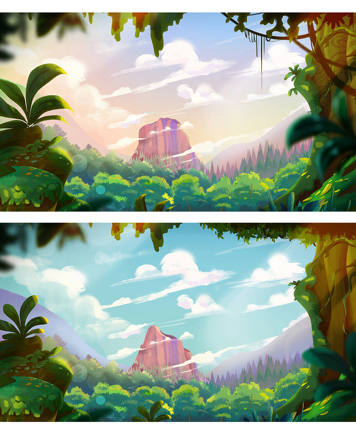 Style Frame still frame Still background jungle basketball Nature Landscape volcano game