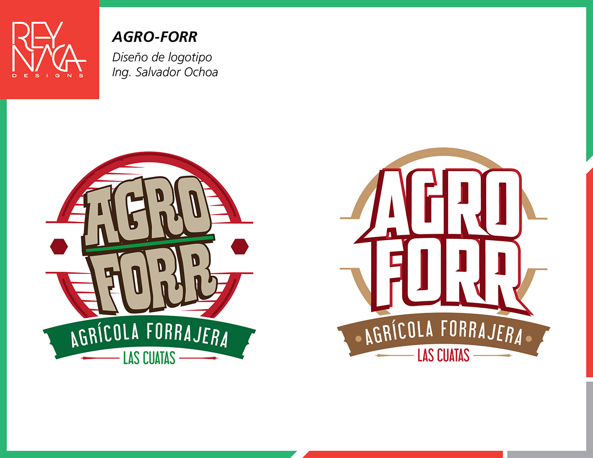 Diseño de logotipo agricola forrajera