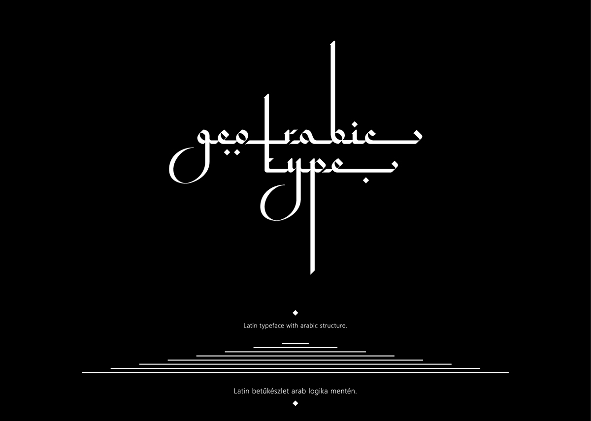 Typeface arabic Script letters font Geometric Typeface