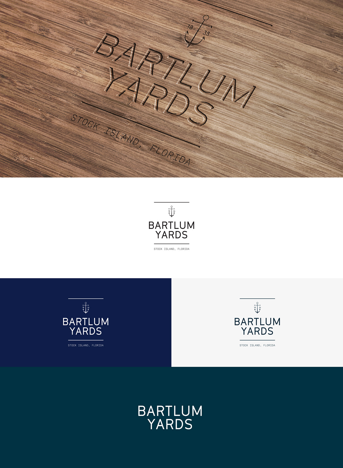 boating brand Guide identity logo nautical navy print system typeography