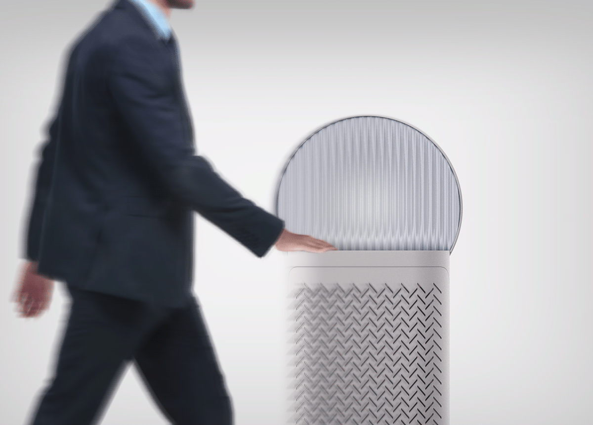 air purifier concept product product design  uv light