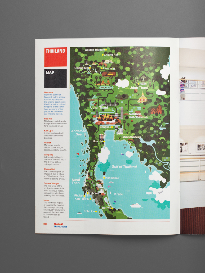 map icons Thailand Monocle Thailand Travel Guide illustrations