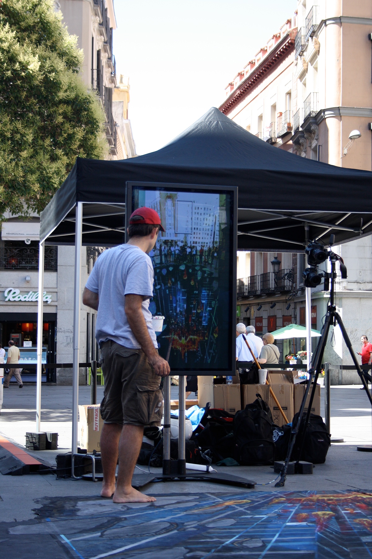 3D painting anamorphic art Event Experience street marketing Promotion
