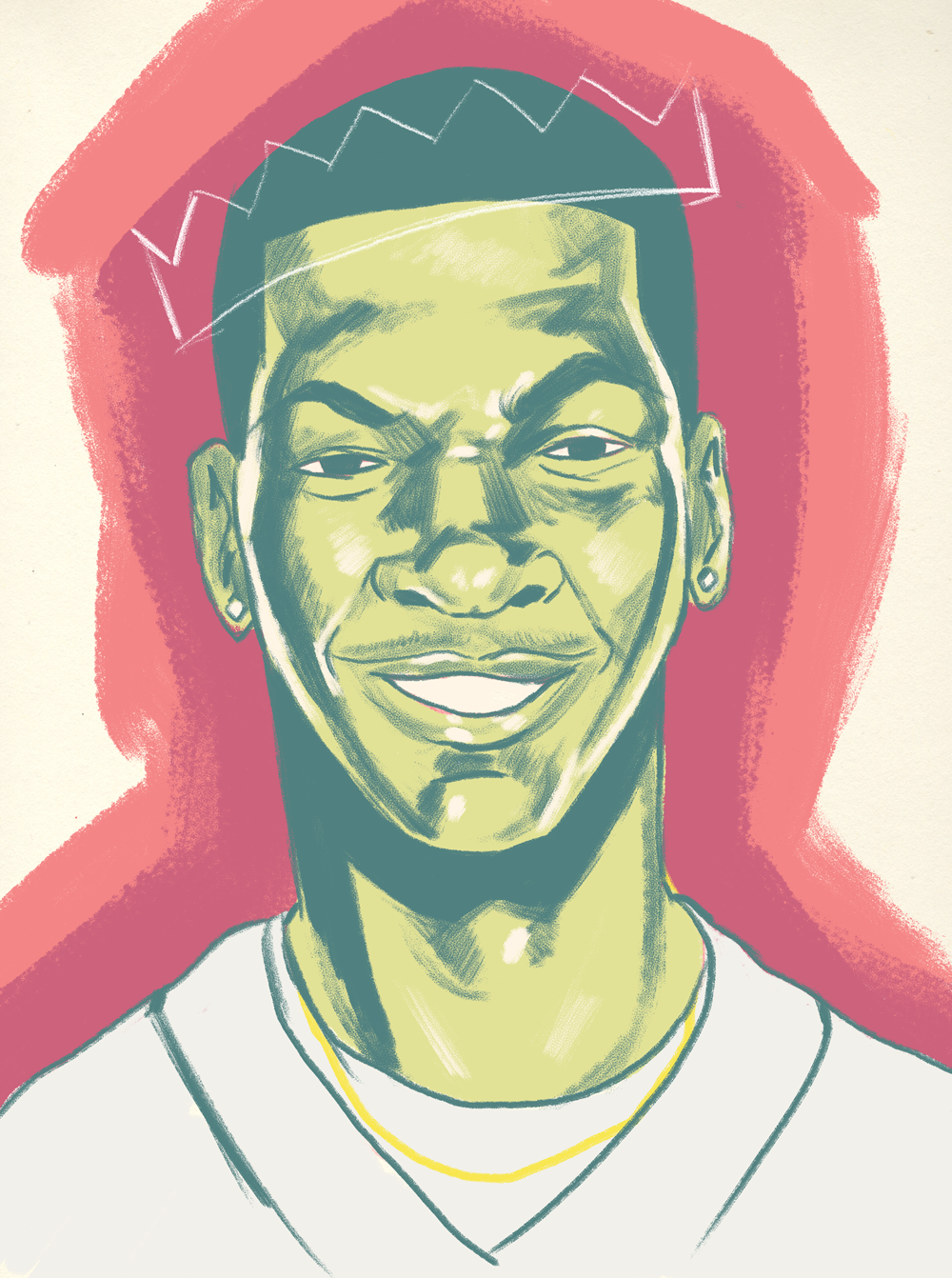 portraits race Drawing  digital painting black people