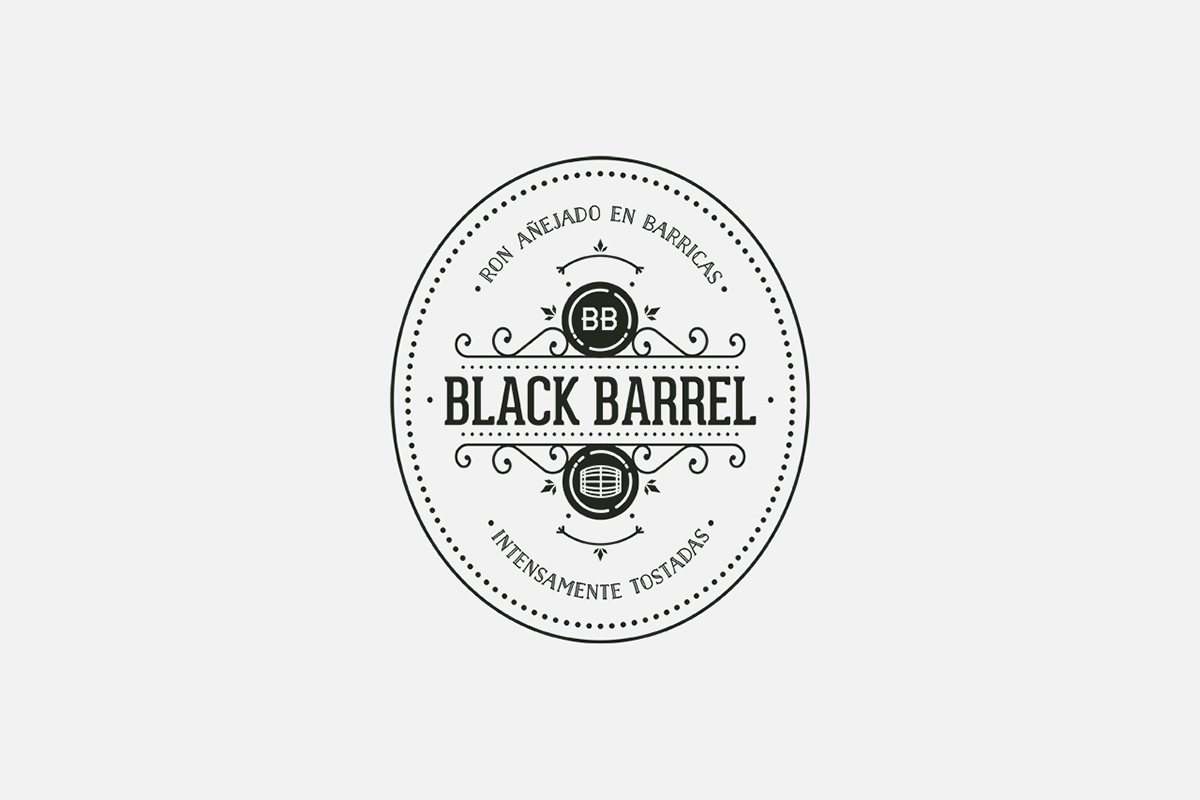 ron Cartavio black barrel Rum oak ornaments alcohol Packaging
