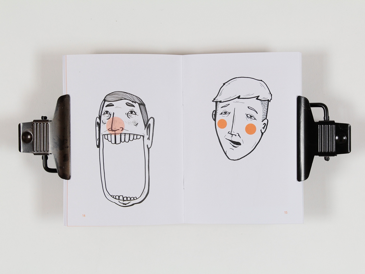 orange Zine  print Collaboration artists poem Poetry  illustrations Illustrative earrings mould happy ginger Clock Work Orange