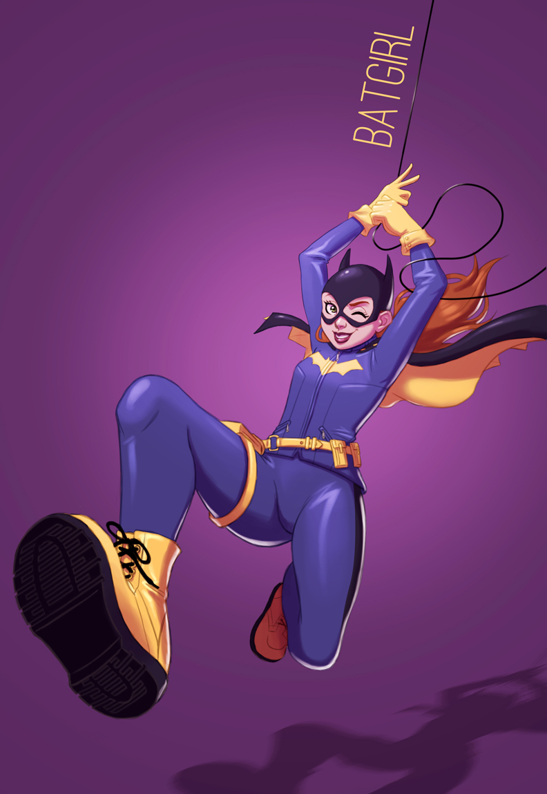 Batgirl dc batman shelly soneja michelle soneja atomic friday fanart comics