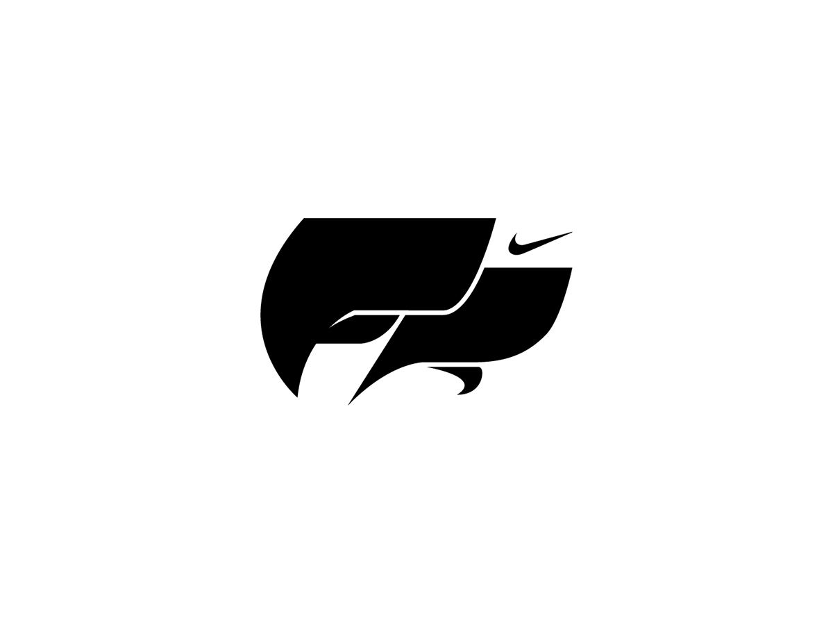 Adobe Portfolio Nike type Treatment Logotype logo logomark mark vintage Style graphics concept Retro clean fitness