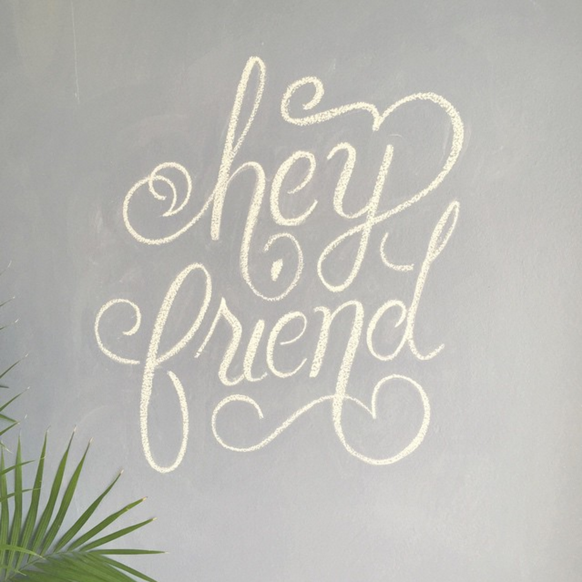 chalk lettering type Holiday