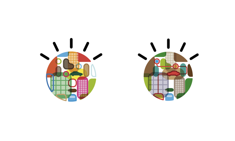 IBM Logo Design icons earth Smart planet campaign communication city icon design 