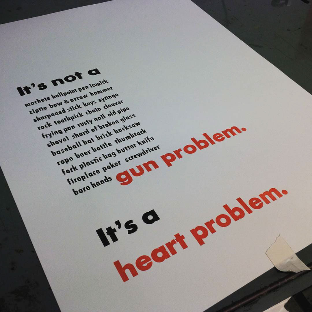 letterpress vandercook gun control