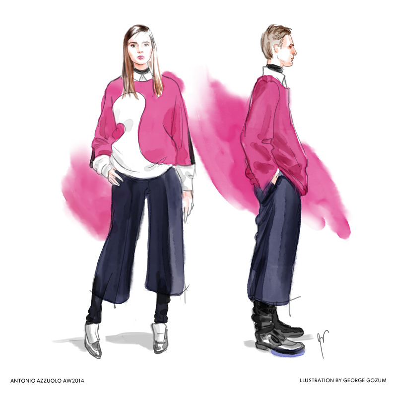 Adobe Portfolio fashion illustration digital watercolor watercolor male model Menswear digital illustration