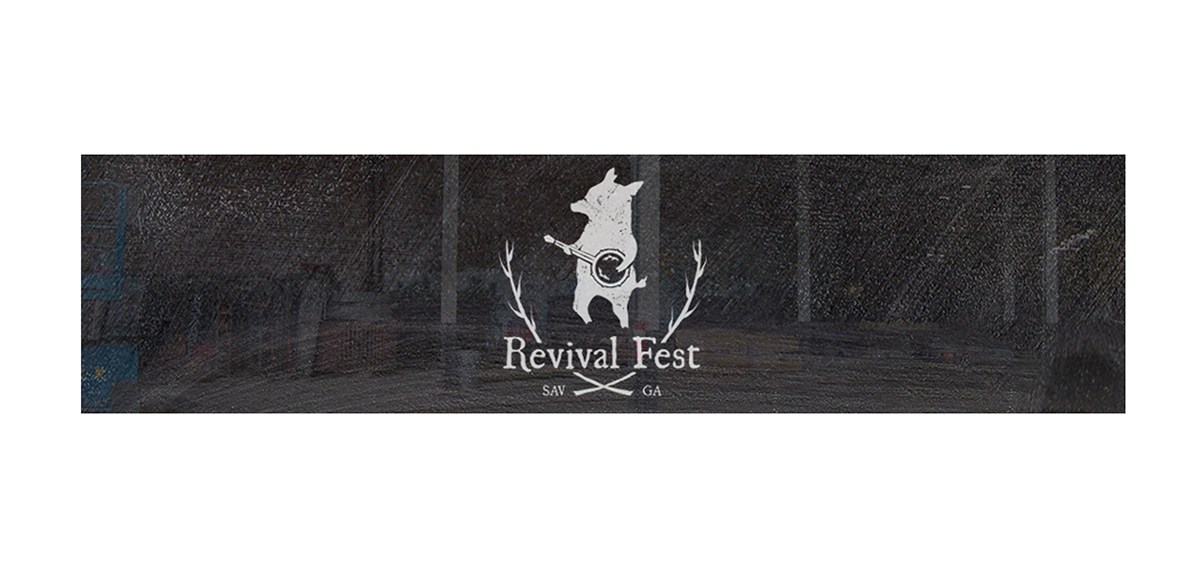 logo identity pig revival fest south LOW country festival Event
