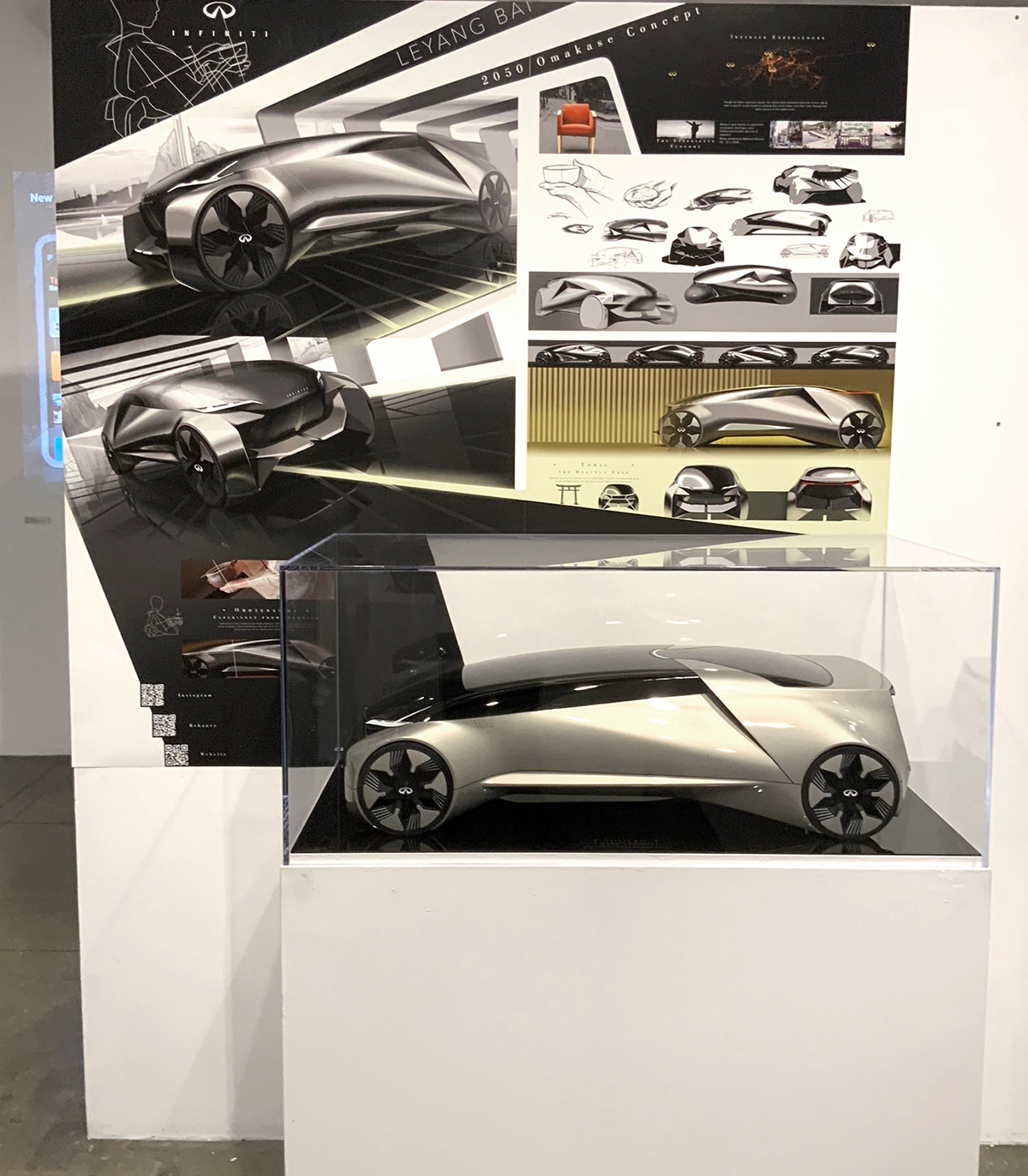concept car infiniti Autonomous car design product design  car automotive   Alias Transportation Design omakase