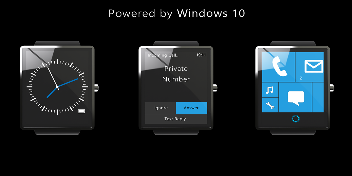Microsoft surface watch smartwatch concept