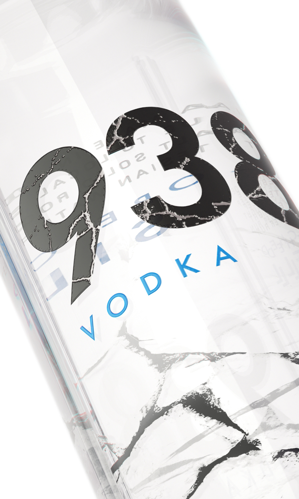 Vodka packaging design bottle label design Label 3d Visualisation Render