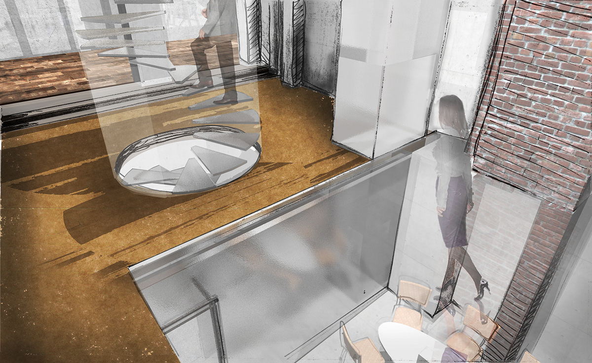 st albans Interior Interior Architecture plans sections art coffee shop