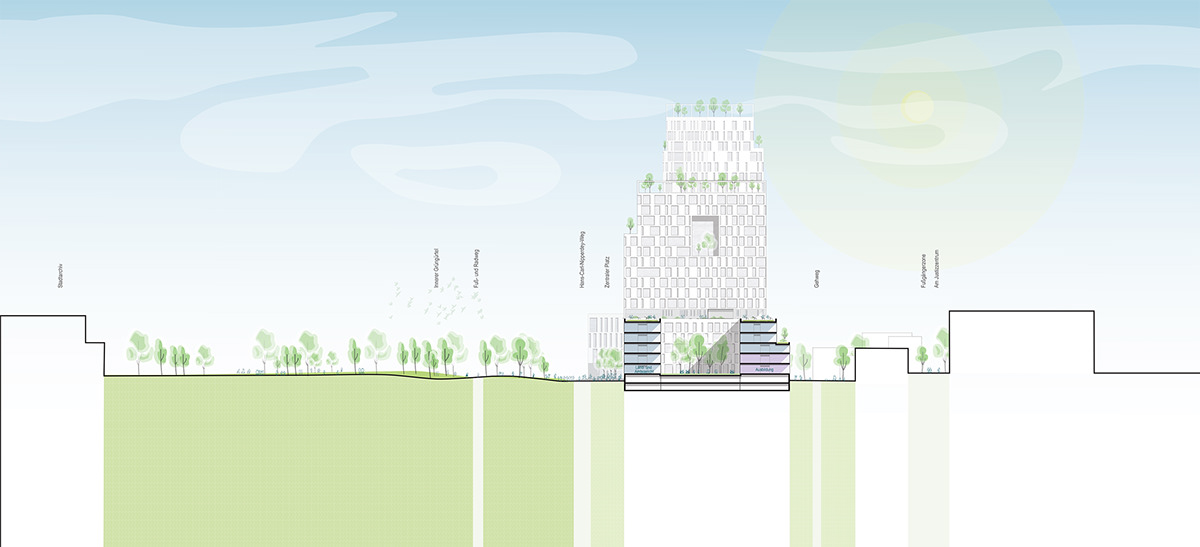 Competition concept Stadtplanung Urban Design urban planning
