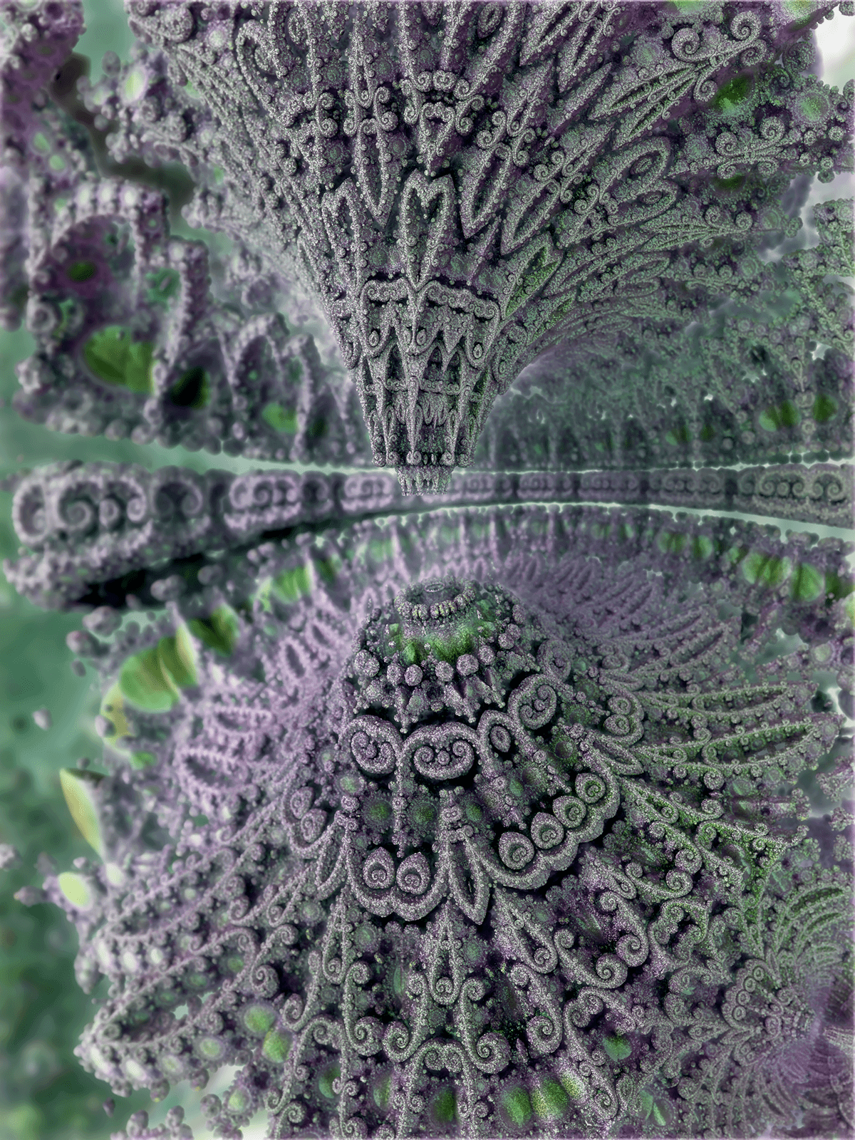 fractal art 3D Spiral Nature