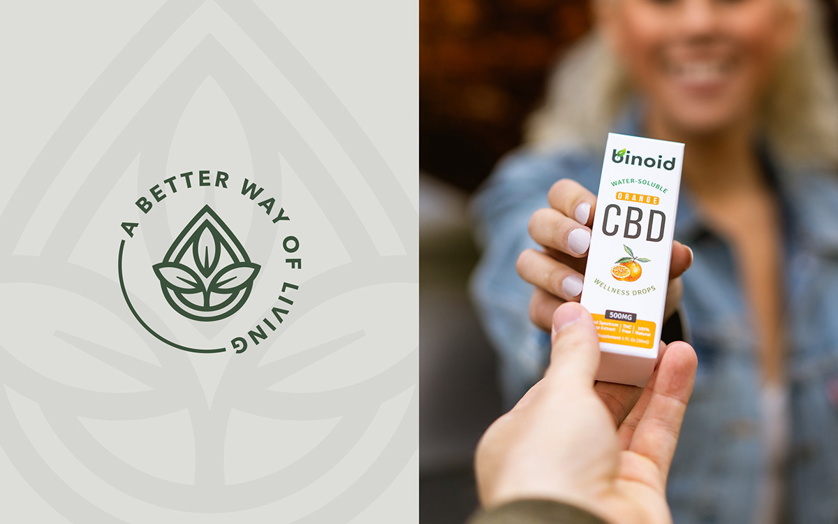 brand identity cannabis CBD e-commerce hemp Logo Design marijuana weed