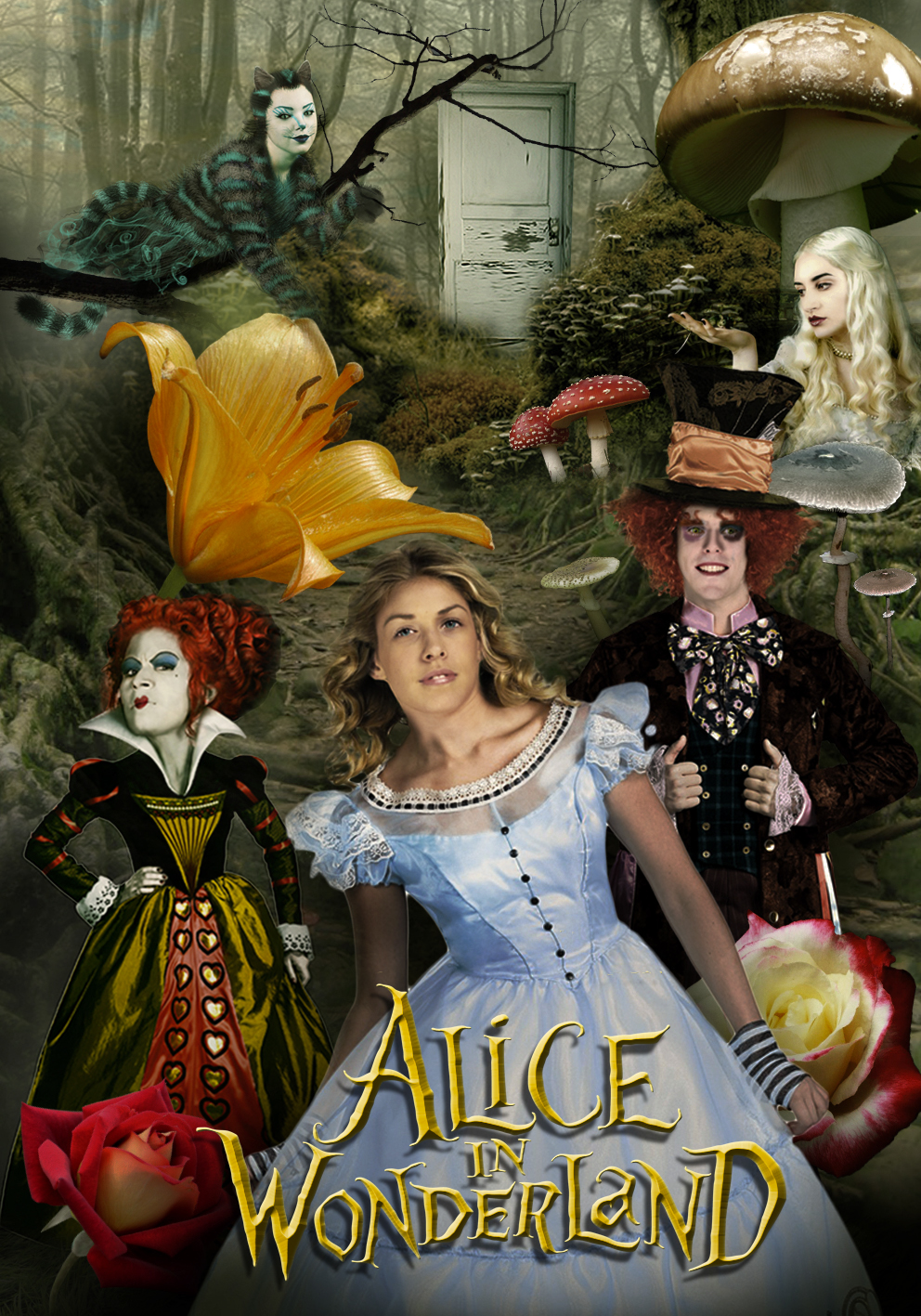 video motion graphic alice in wonderland credits after effects roma Magic   lantern Ae