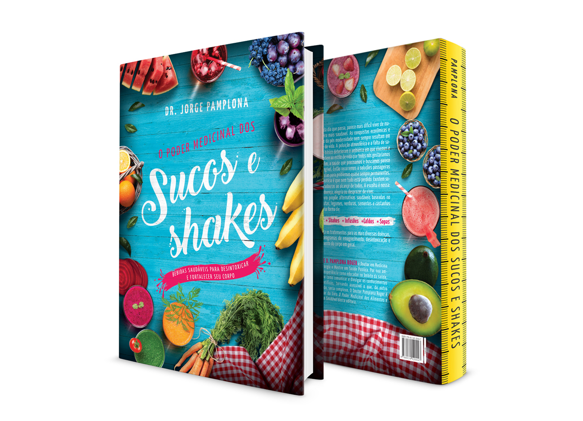 book cover summer Health IASD shakes drink juice manipulation retouching 