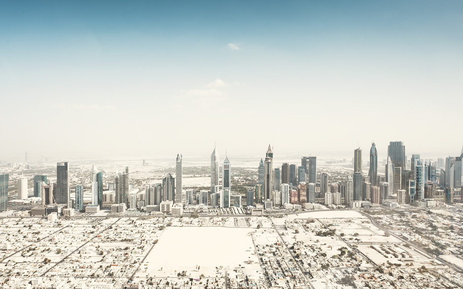 dubai Megacity cityscape Urban Landscape Aerial UAE towers  skyscrapers sea Burj Al arab  burj khalifa downtown palm jumeirah dubai marina