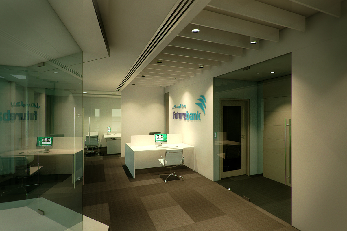 Office visualization 3D Bahrain