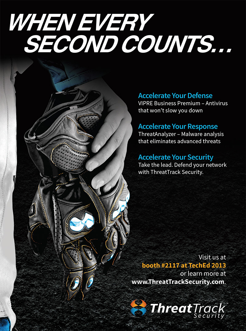 Security Accelerated Magazine design tradeshow exhibit T-Shirt Design Redmond Magazine Microsoft marketing campaign Teched channel marketing