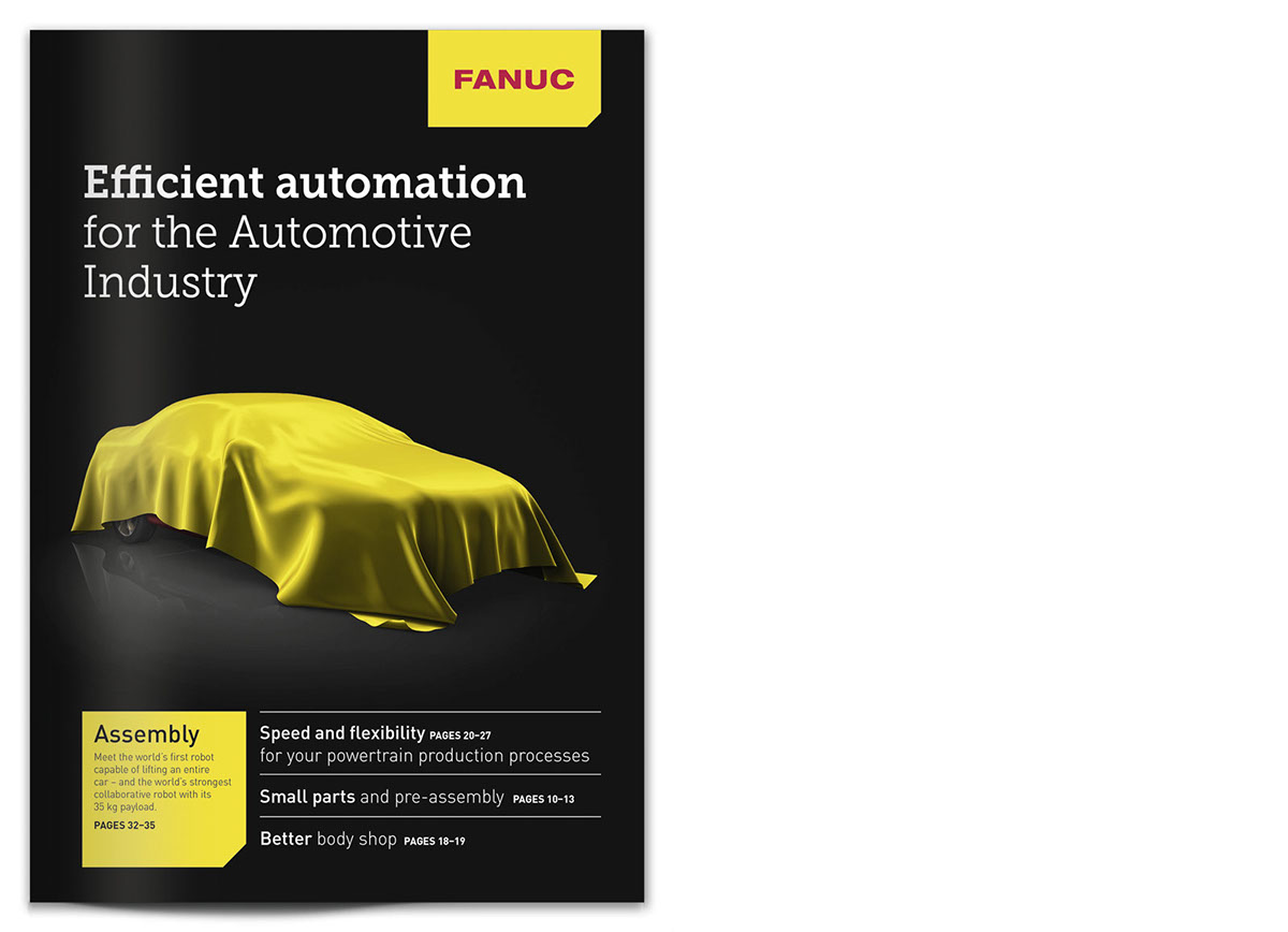 industry automation fanuc robots b2b brand branding  luxembourg trier japan