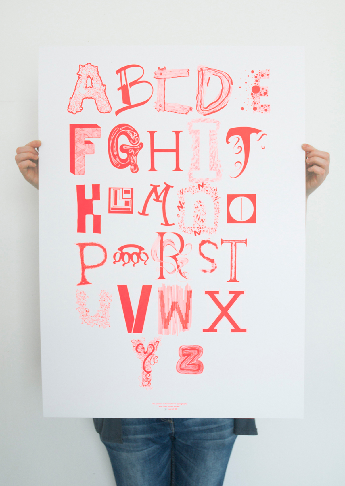 typography   screen printing  hand drawn  poster ILLUSTRATION  lettering