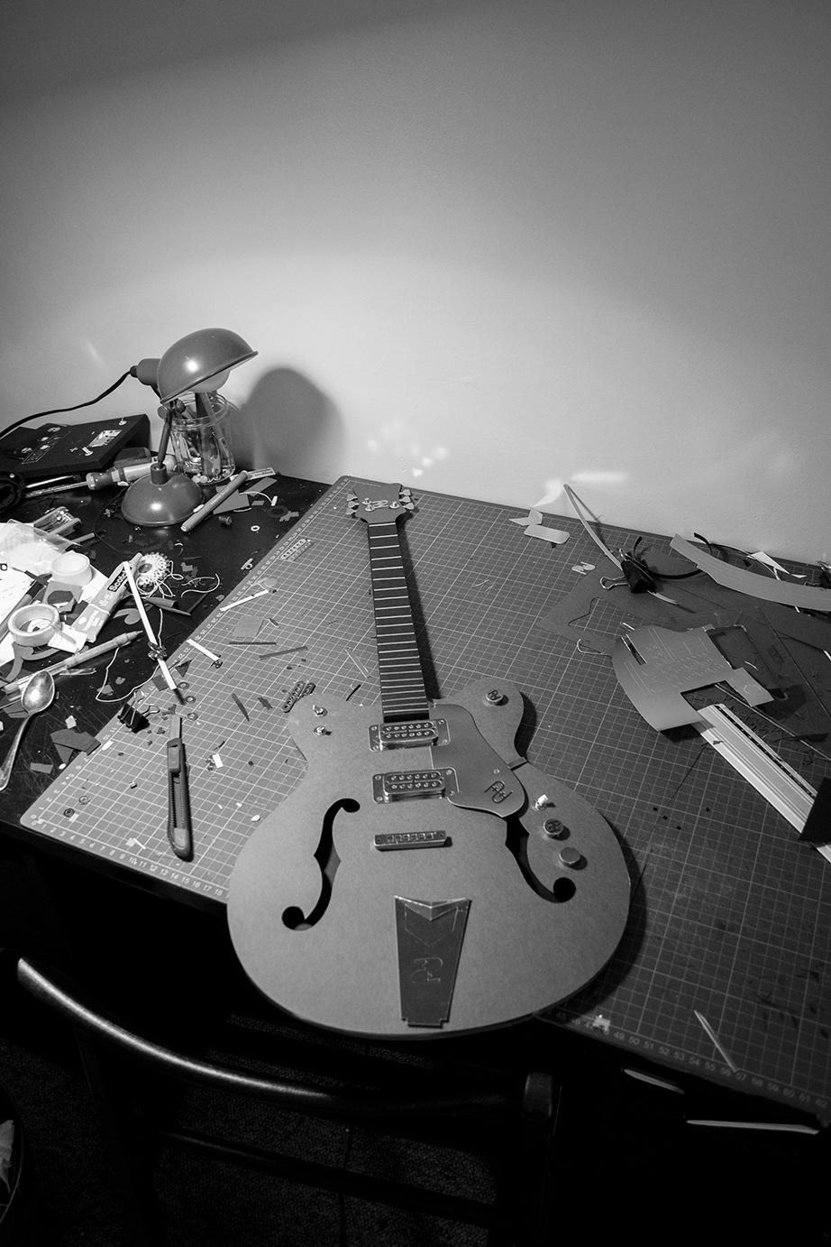 paper papercraft craft papier maquette rock Kubrick Rock'n pat model Gain appât amplificator Amps guitar