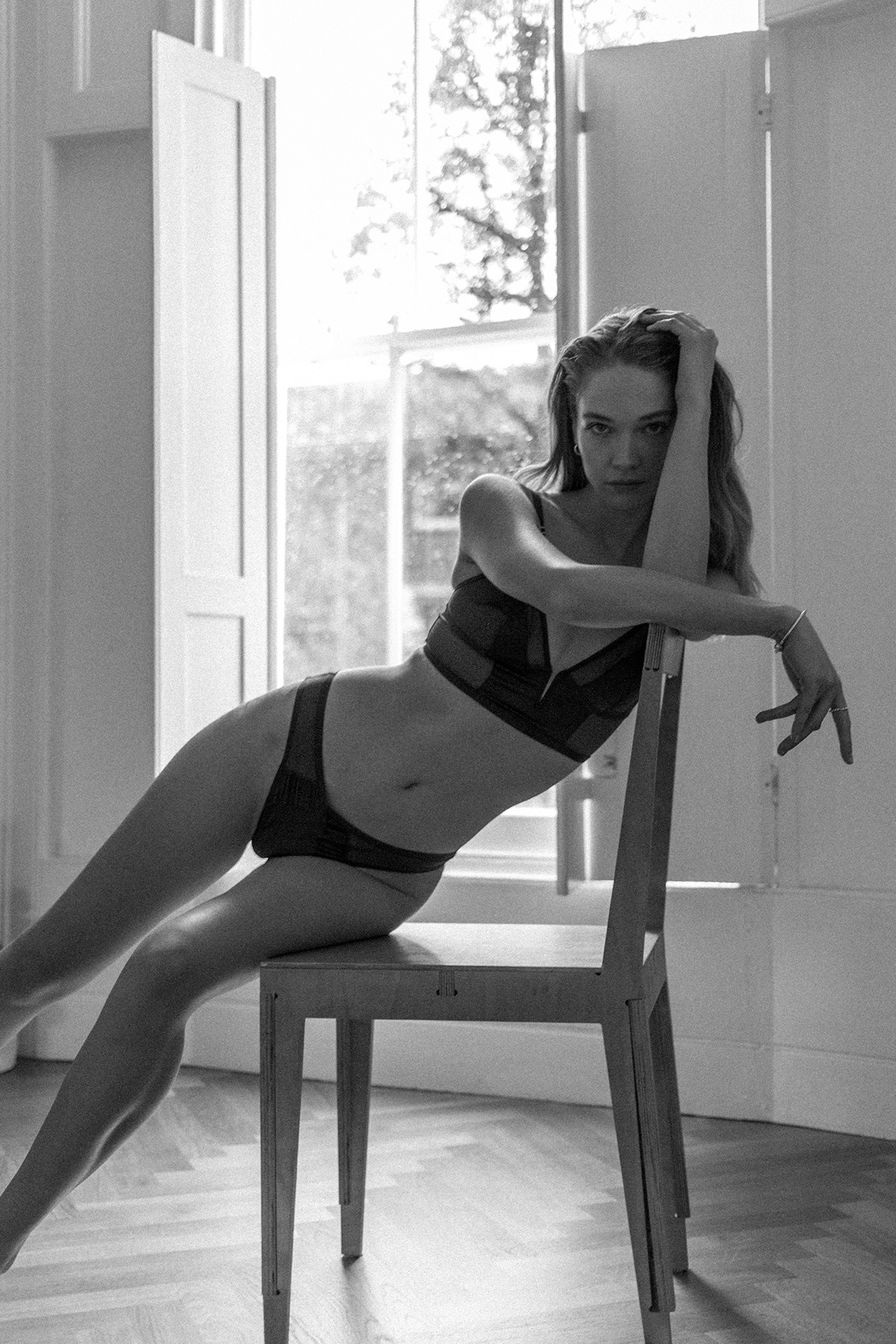 editorial lingerie model modelling photoshoot