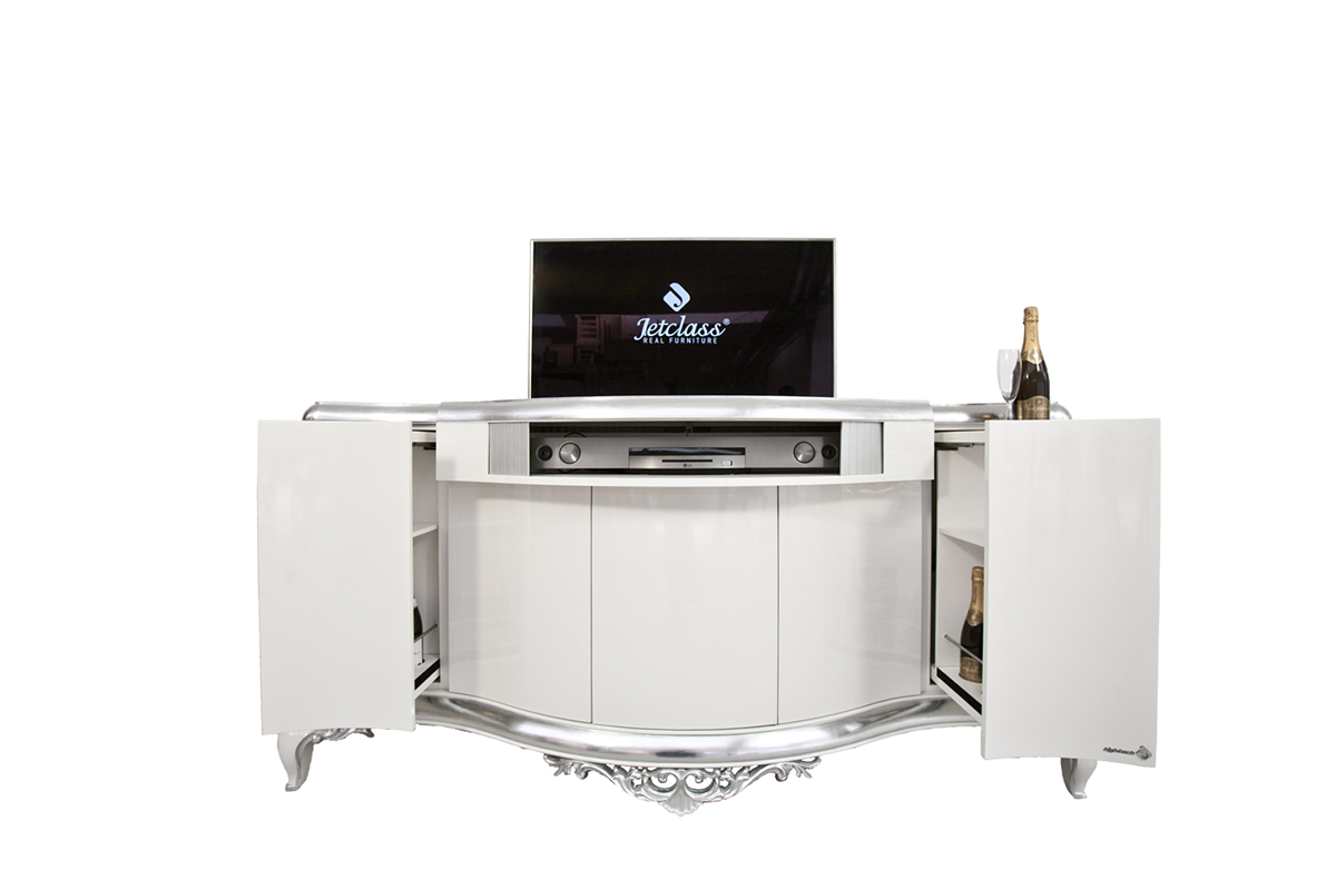 Jetclass Real furniture High Tech user experience improved furniture sideboard Capri collection Jet class exquisite