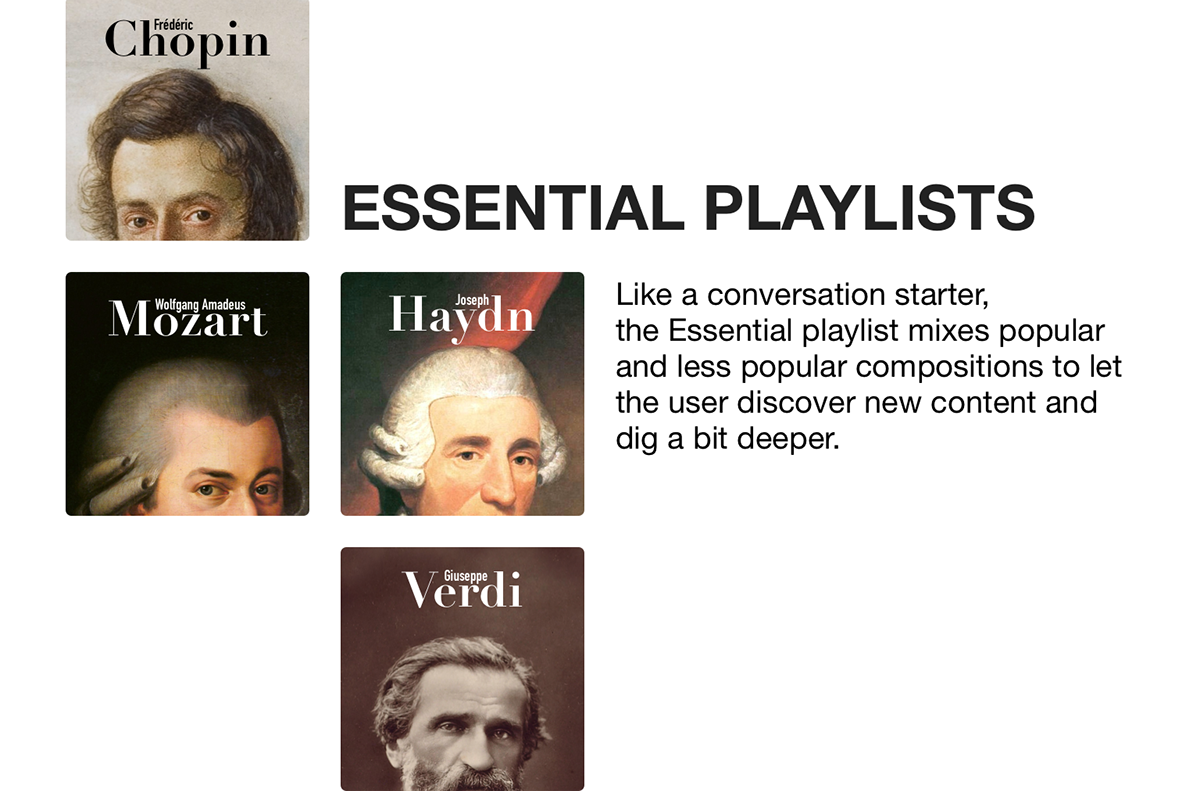 ios iphone classical music bending spoons UI app Designflows