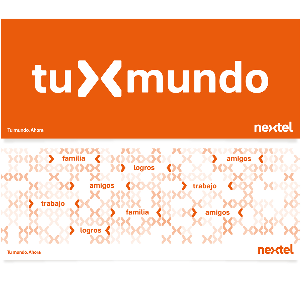 Nextel rebranding Retail design pop peru banner print mobile phone ad brand vinyl