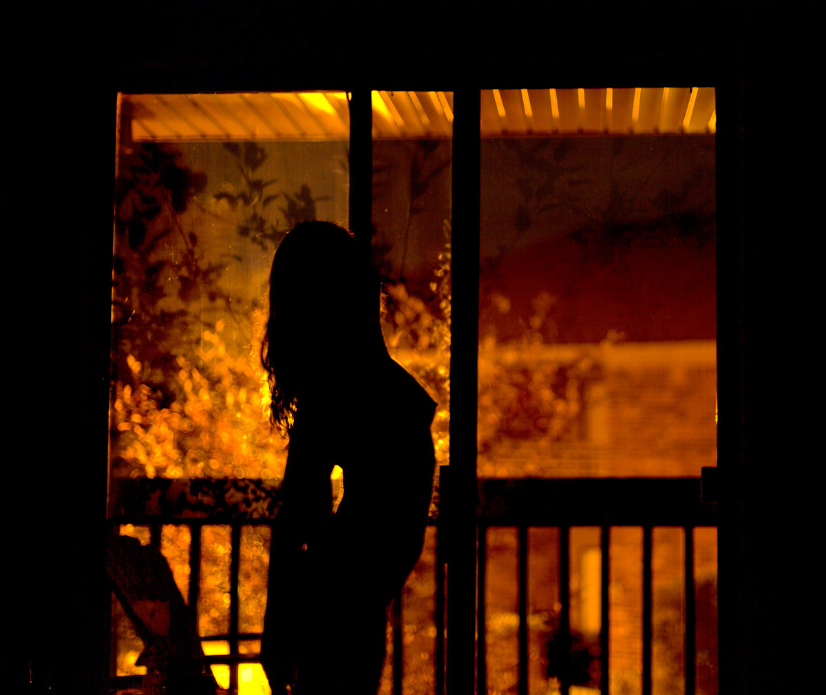 sleep night dark Silhouette portrait self art