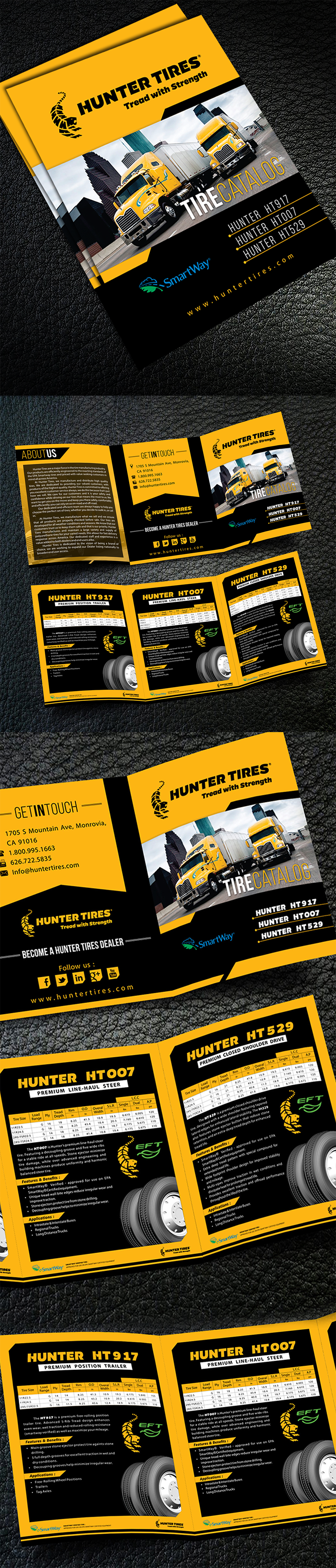 brochure trifold Tire flyer print print designs