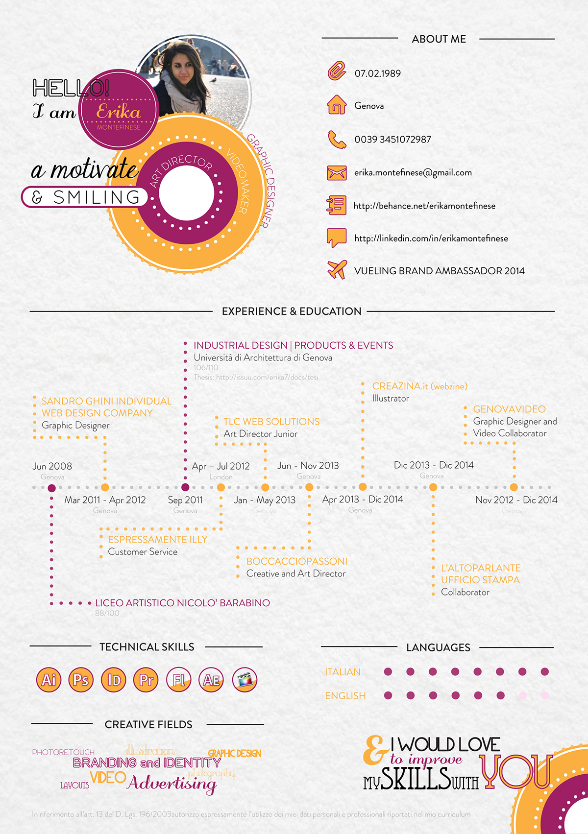 Curriculum Vitae graphic curriculum  infographic job Resume Self Promotion