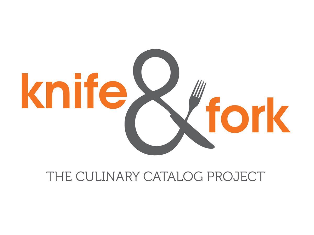 Knife & Fork En Place business card logo