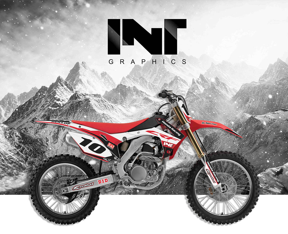 moto decals Wrap graphic motographic mx SX Racing Motocross motorcycle intgraphics