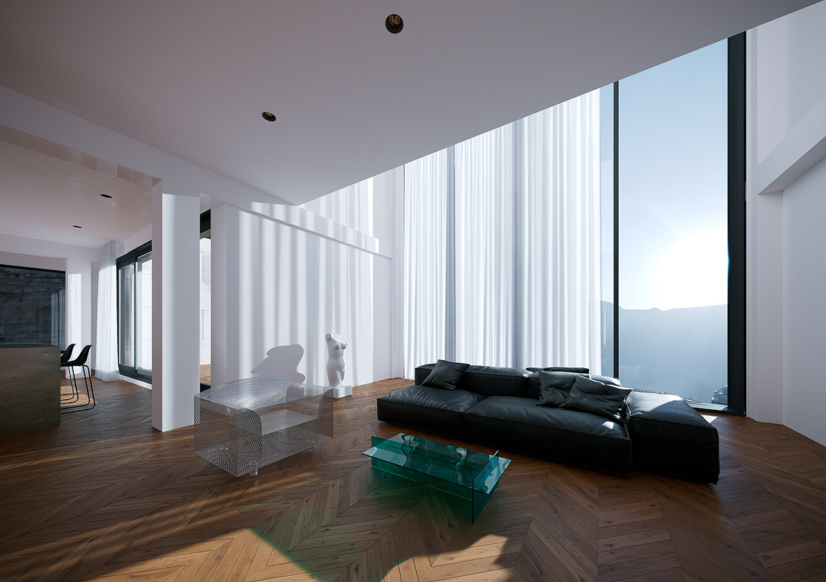 3D architecture atmosphere CGI furniture Interior modern mood sculpture vibe