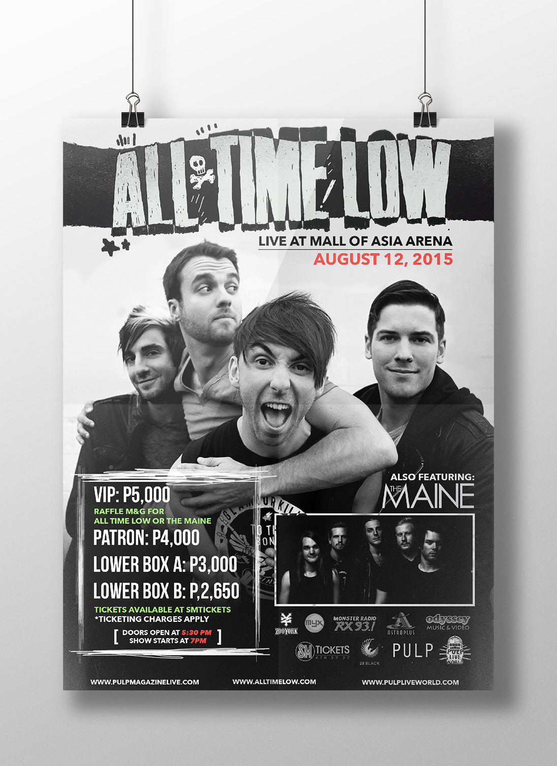 kpop poster Event print all time low echosmith