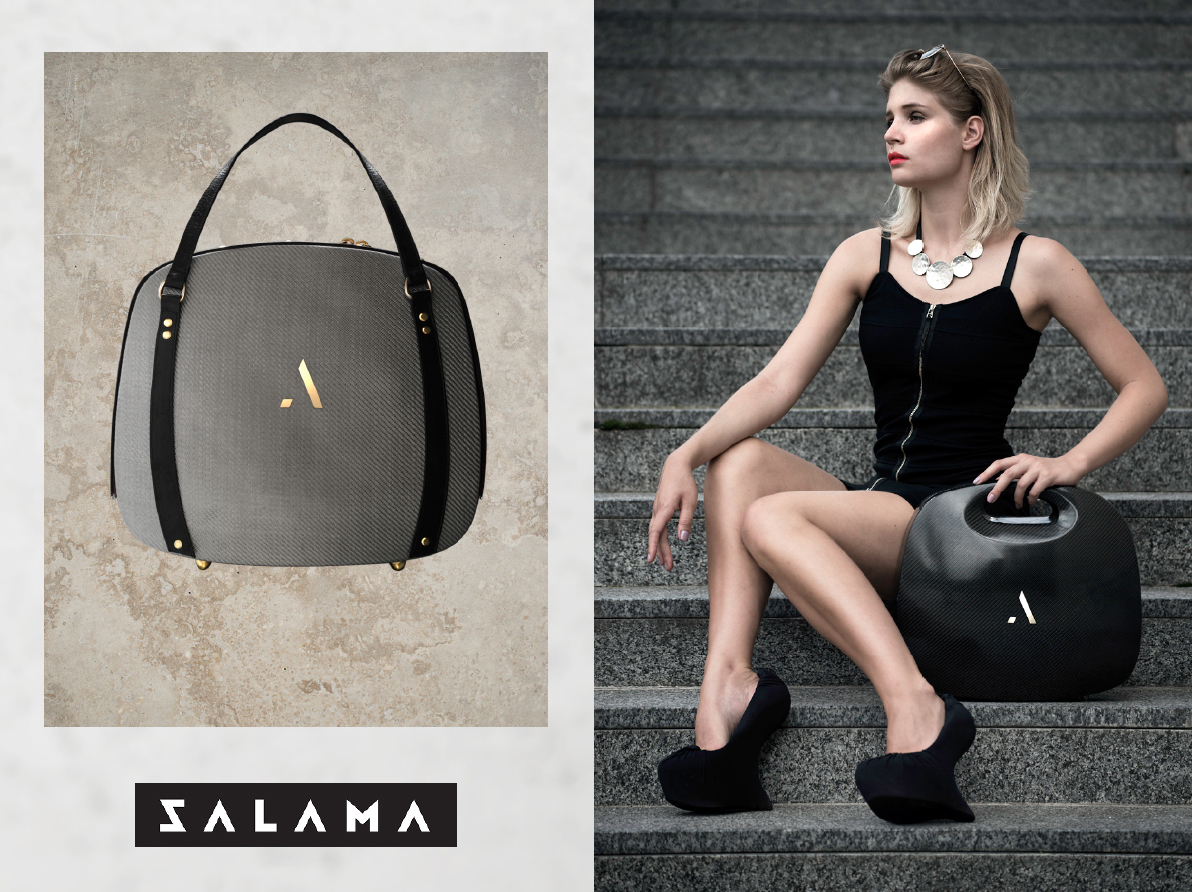 alma abonyi almaabonyi Phoenix Collection bag design man women black Street handbag material
