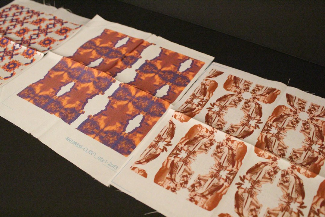 print fabric Patterns people