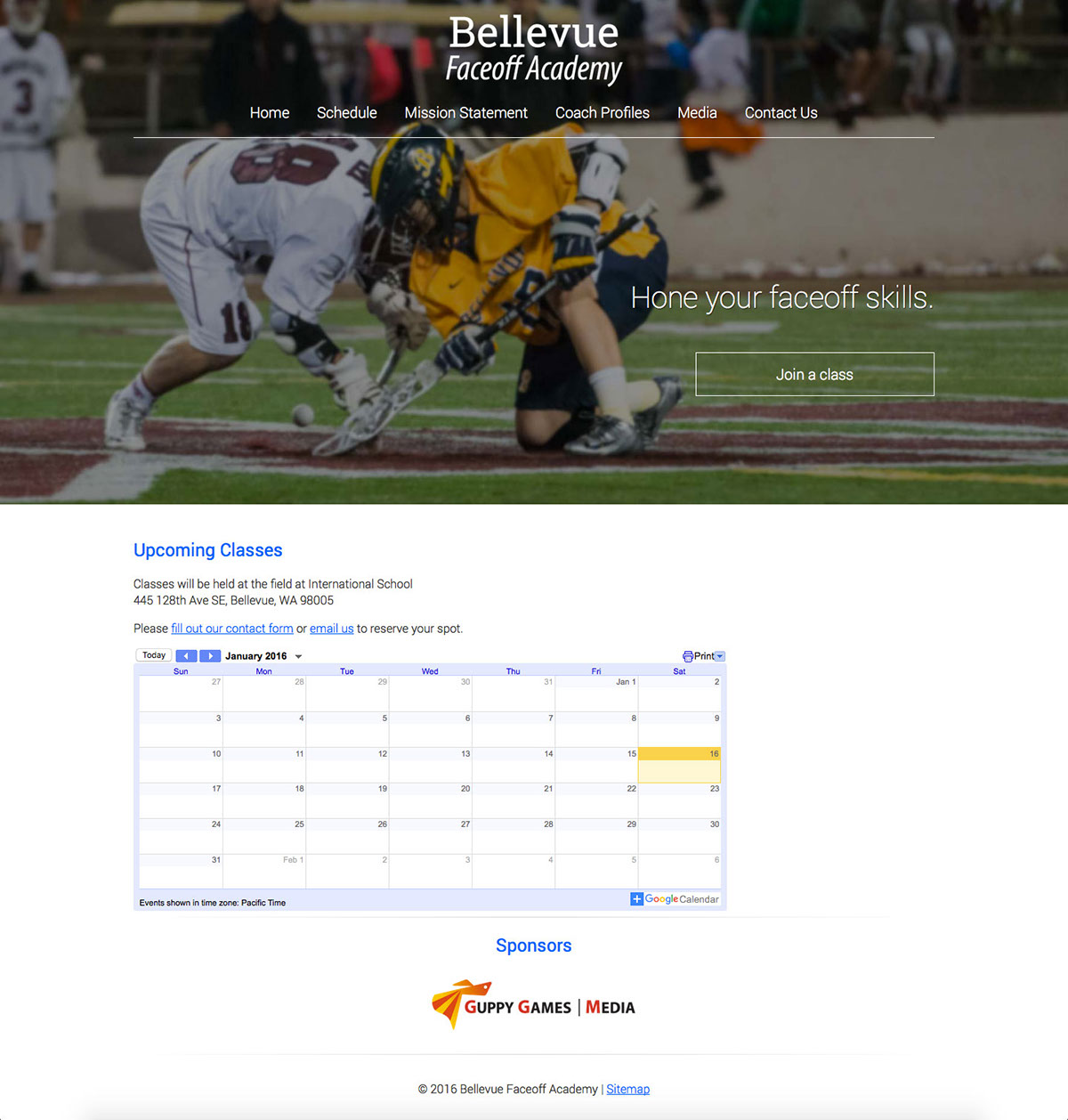 sports lacrosse logo Website