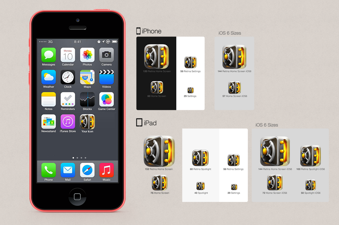 Icon safe security app application appstore iphone iPad apple design buy purchase