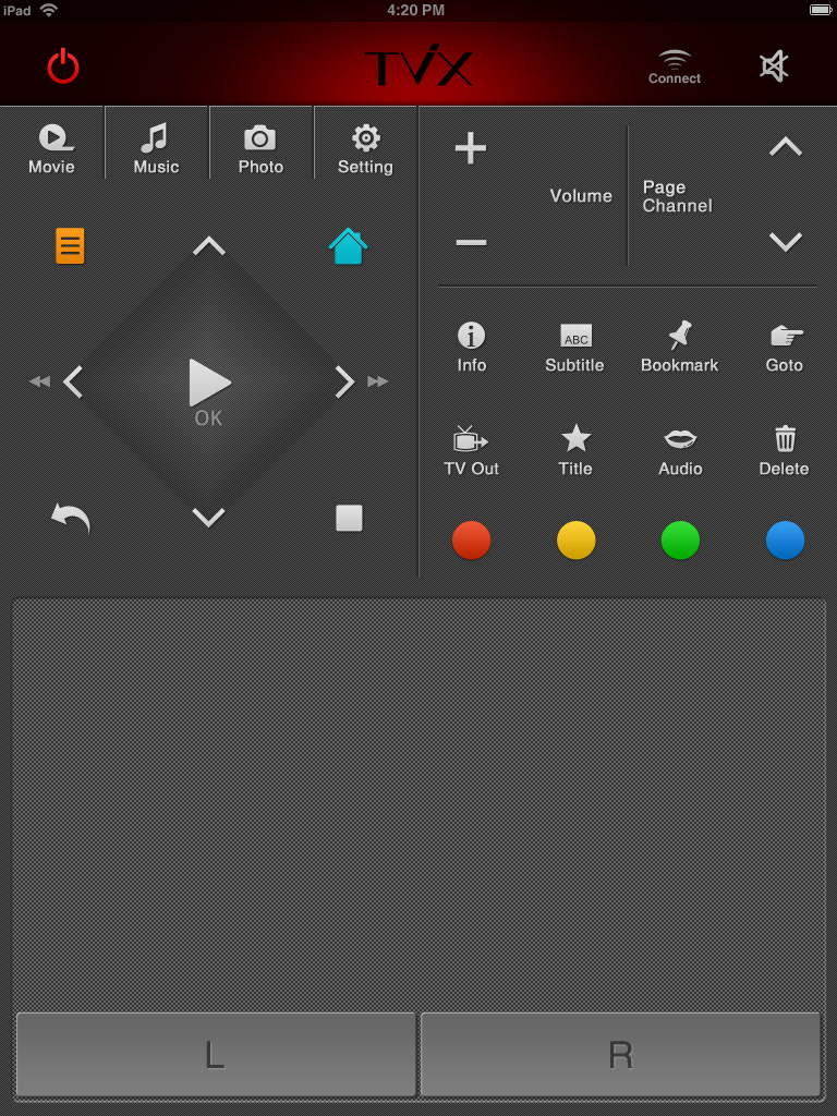 tvix remote app GUI Multimedia  player